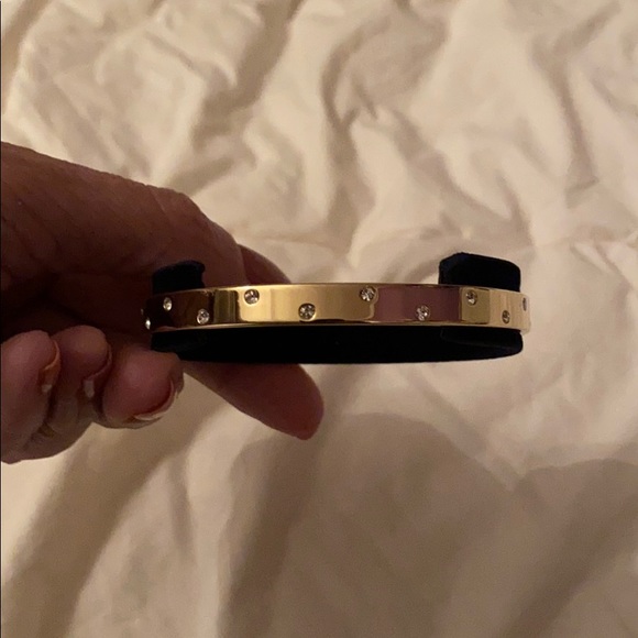 Swarovski Gold and Crystal Bangle “Random” NIB - Picture 7 of 7